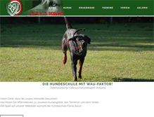 Tablet Screenshot of hundeschule-flaviasolva.at